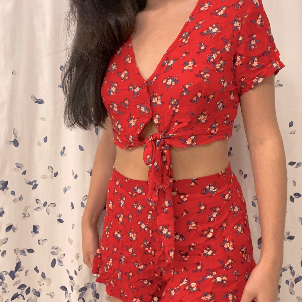 A two piece short set!